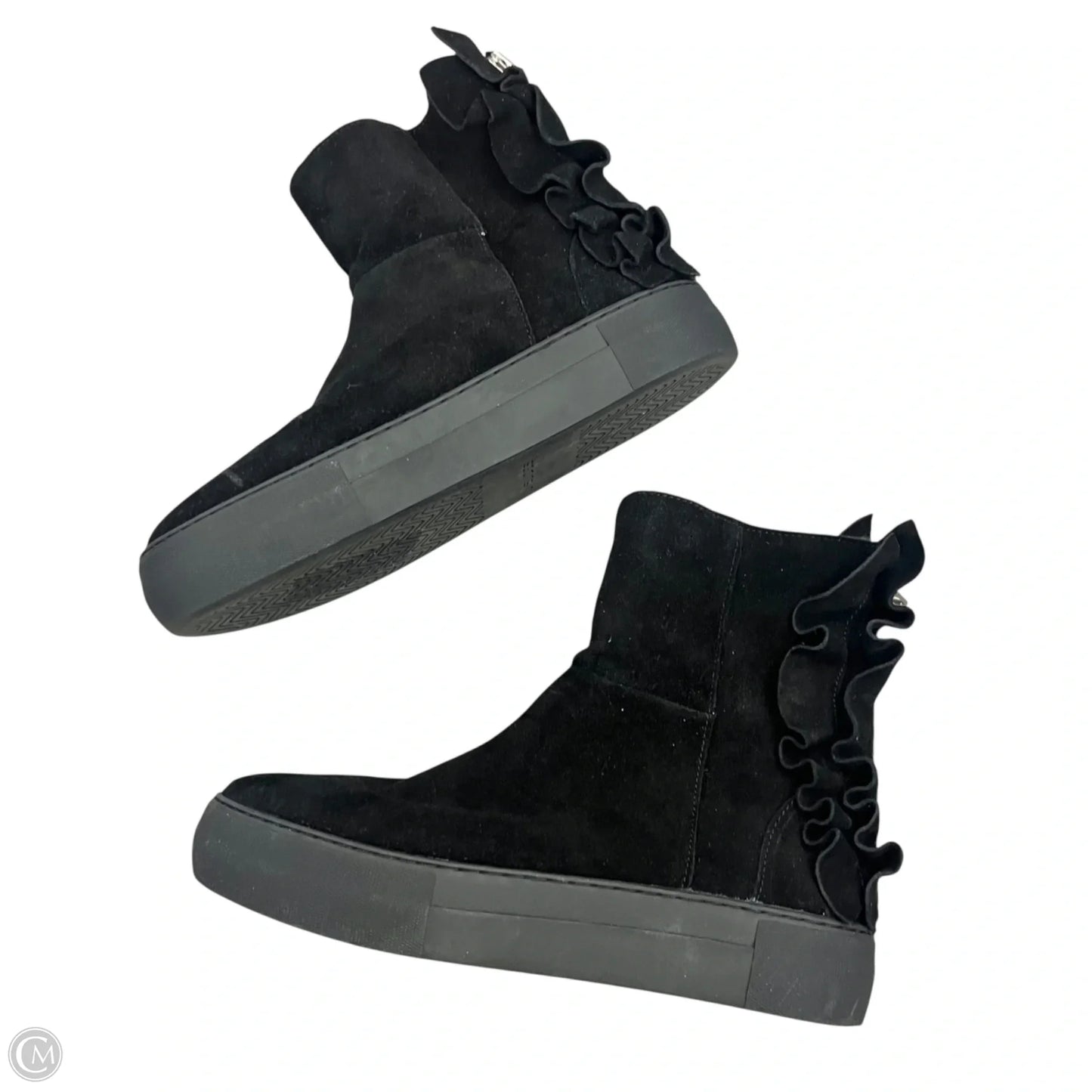 Boots Ankle Heels By J Slides In Black, Size: 7