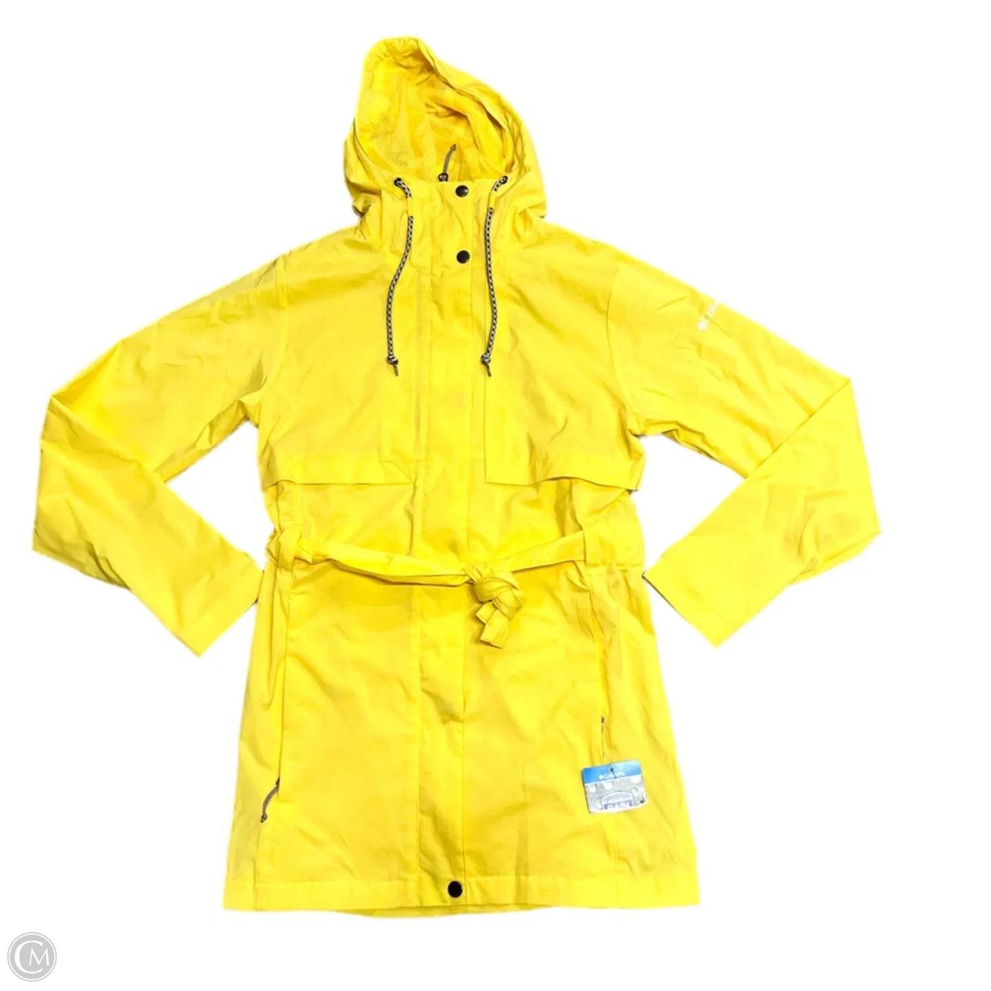 Coat Raincoat By Columbia In Yellow, Size: Xs