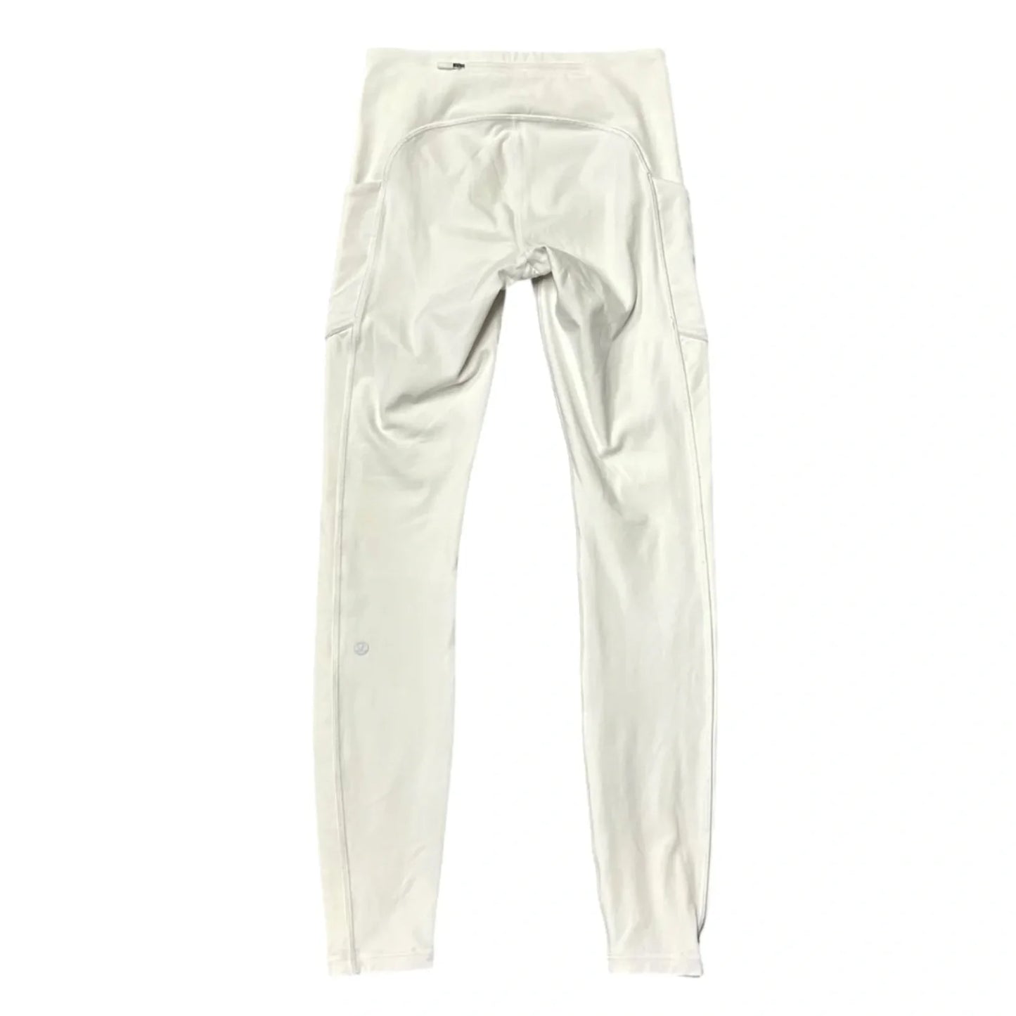Athletic Leggings By Lululemon In White, Size: 4