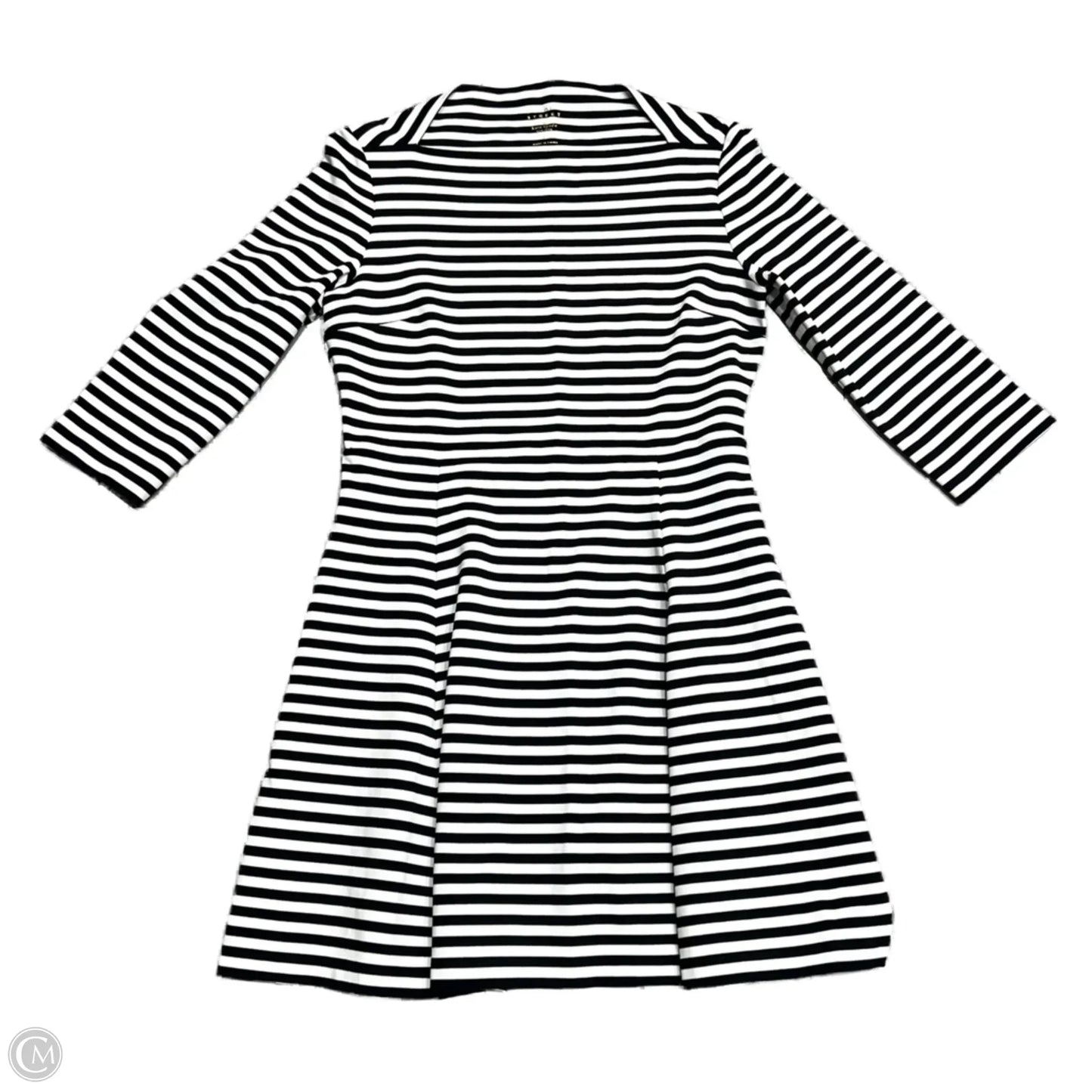 Dress Designer By Kate Spade In Striped Pattern, Size: M