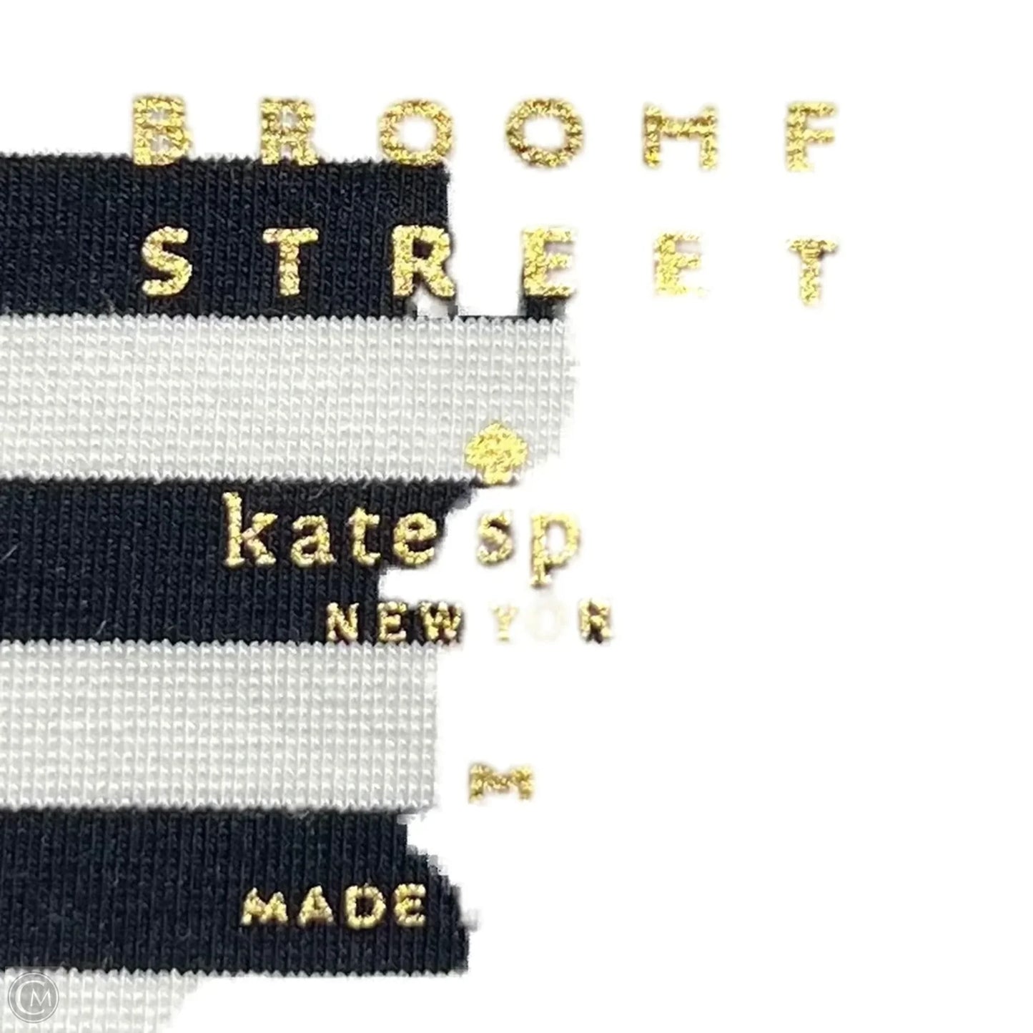 Dress Designer By Kate Spade In Striped Pattern, Size: M