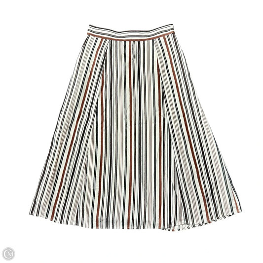 Skirt Maxi By Loft In Brown & Cream, Size: 4