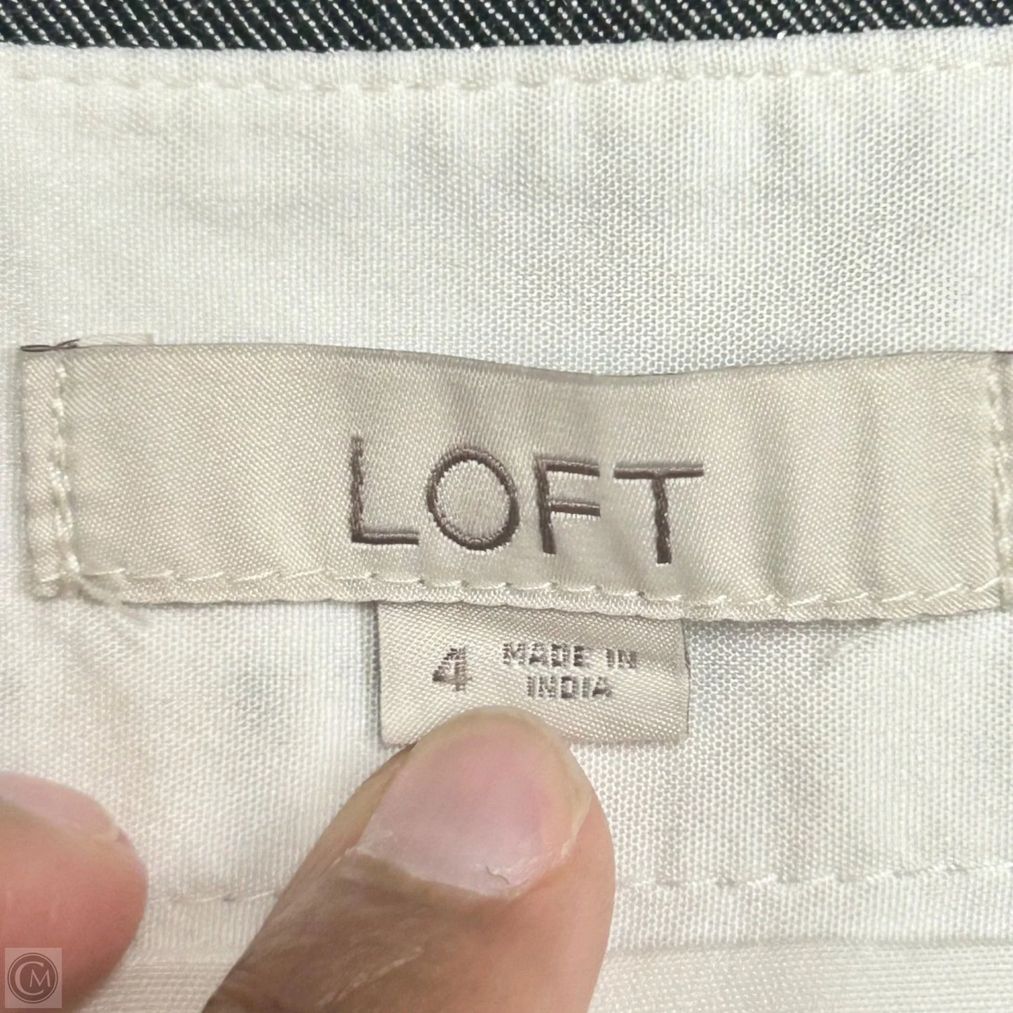 Skirt Maxi By Loft In Brown & Cream, Size: 4