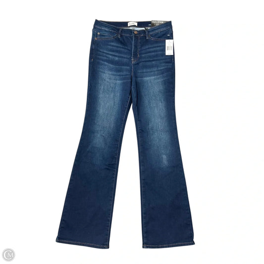 Jeans Boot Cut By Nicole Miller In Blue Denim, Size: 12