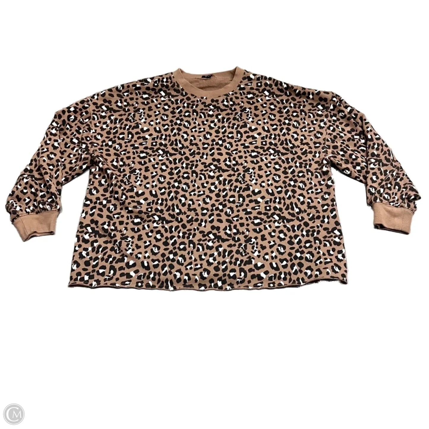 Sweatshirt Crewneck By Rails In Leopard Print, Size: S