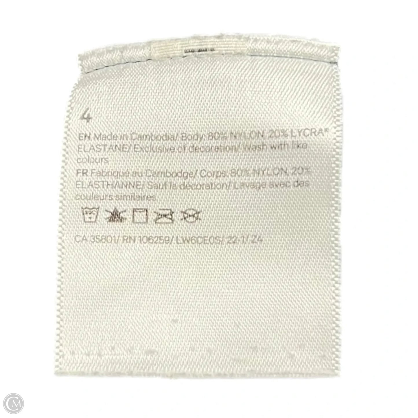 Athletic Leggings By Lululemon In Blue & Grey, Size: 4