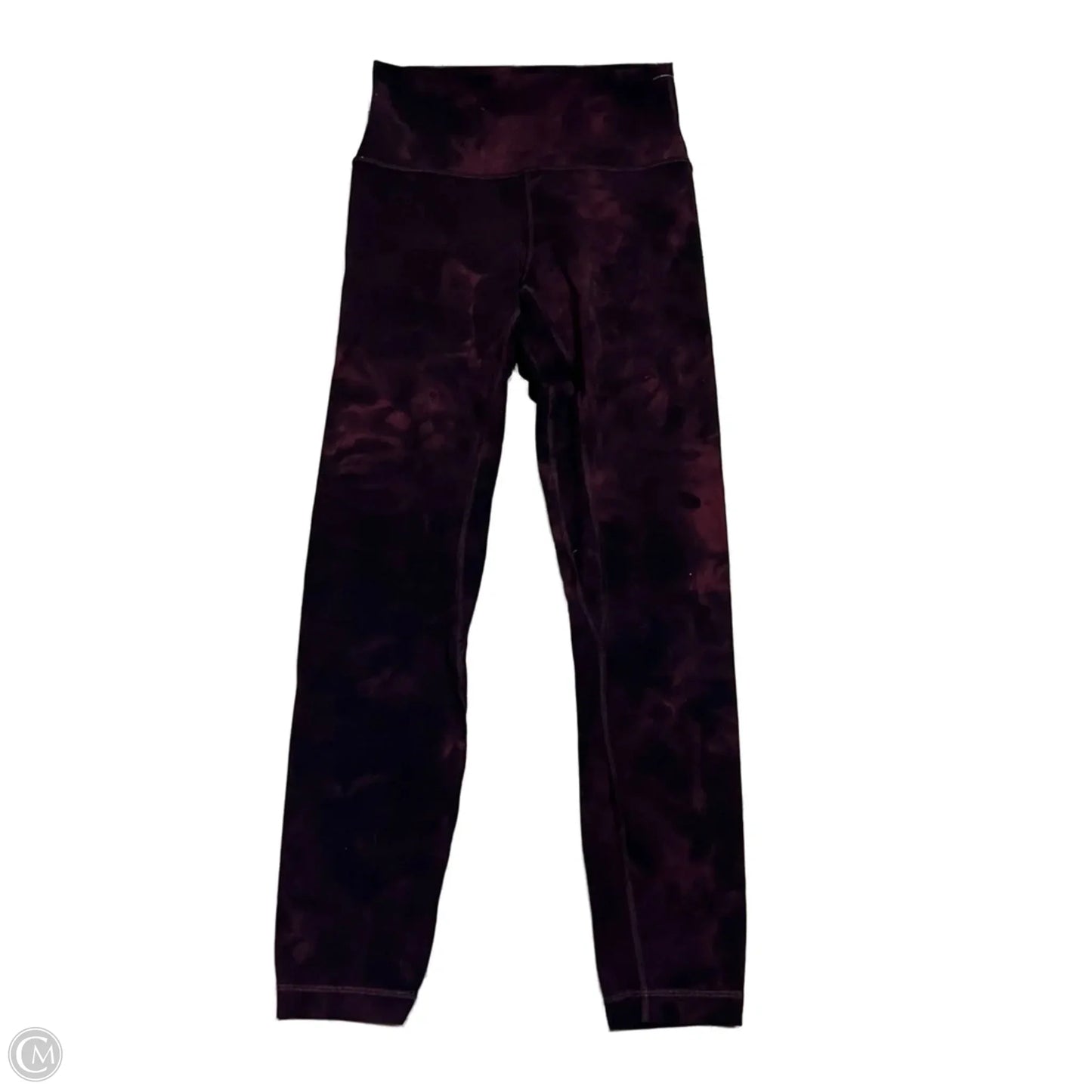 Athletic Leggings By Lululemon In Tie Dye Print, Size: 4