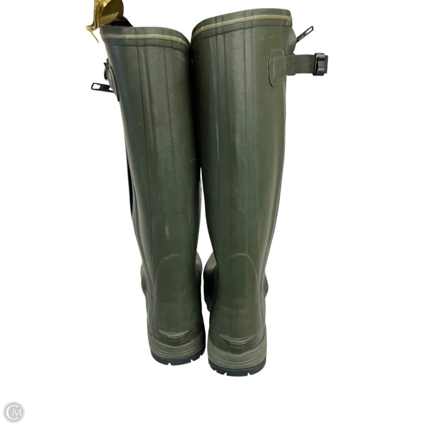 Boots Rain By Hunter In Green, Size: 9