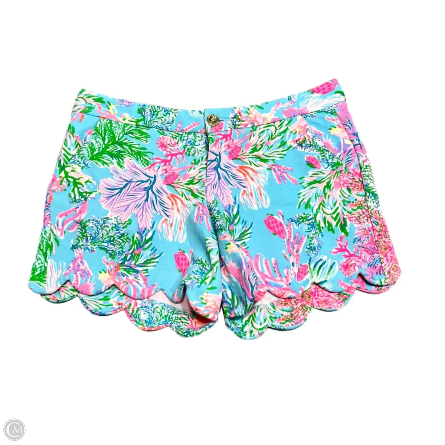 Shorts Designer By Lilly Pulitzer In Blue & Pink, Size: 6