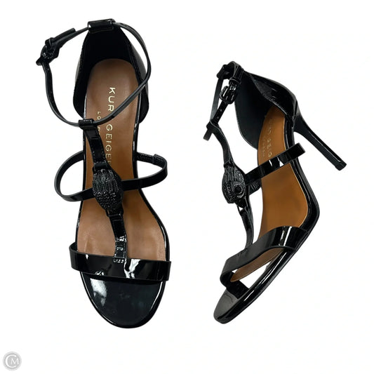 Sandals Designer By Kurt Geiger In Black, Size: 6.5
