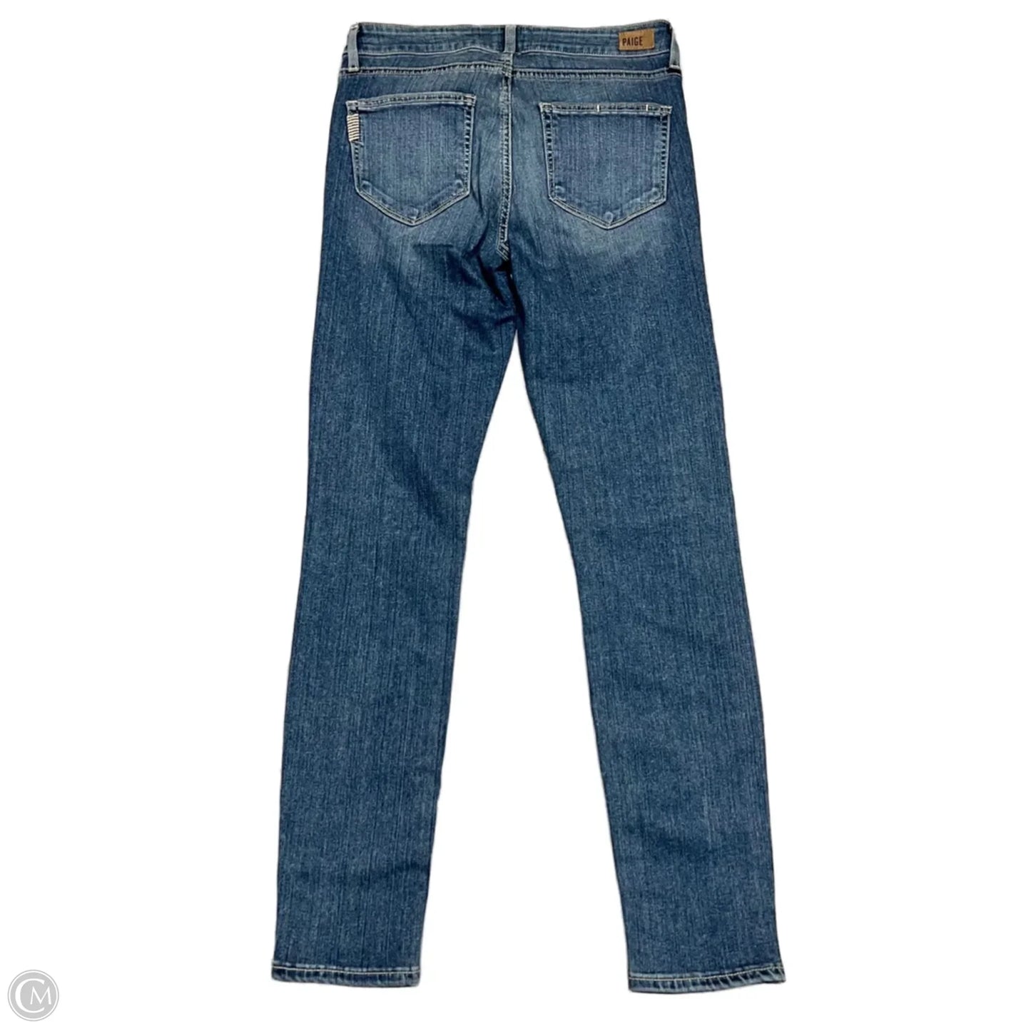 Jeans Skinny By Paige In Blue Denim, Size: 4