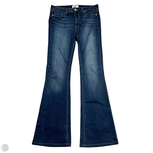 Jeans Flared By Paige In Blue Denim, Size: 6