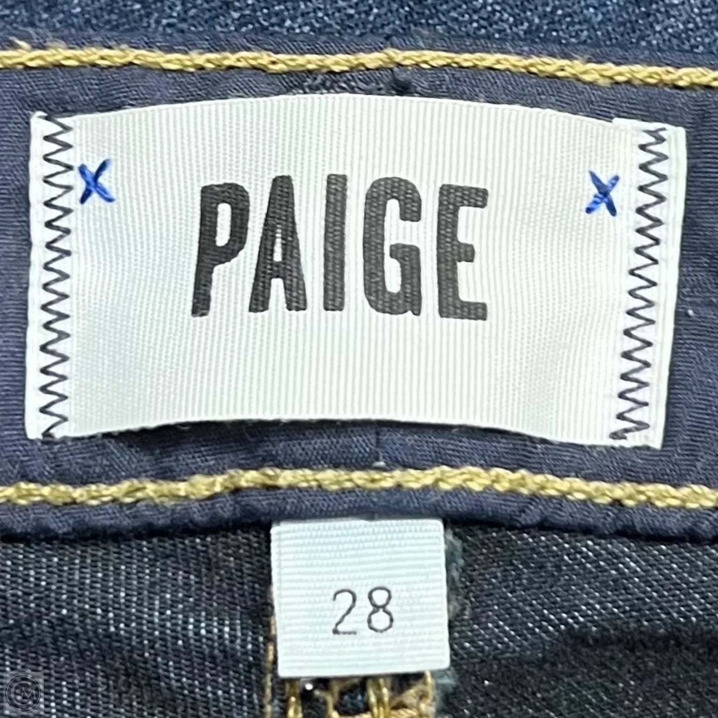 Jeans Flared By Paige In Blue Denim, Size: 6