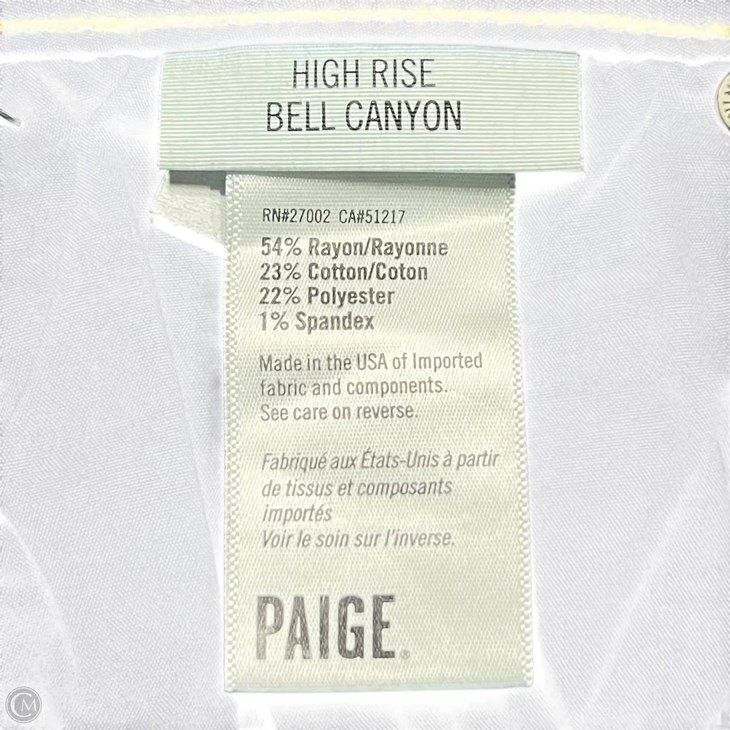 Jeans Flared By Paige In Blue Denim, Size: 6