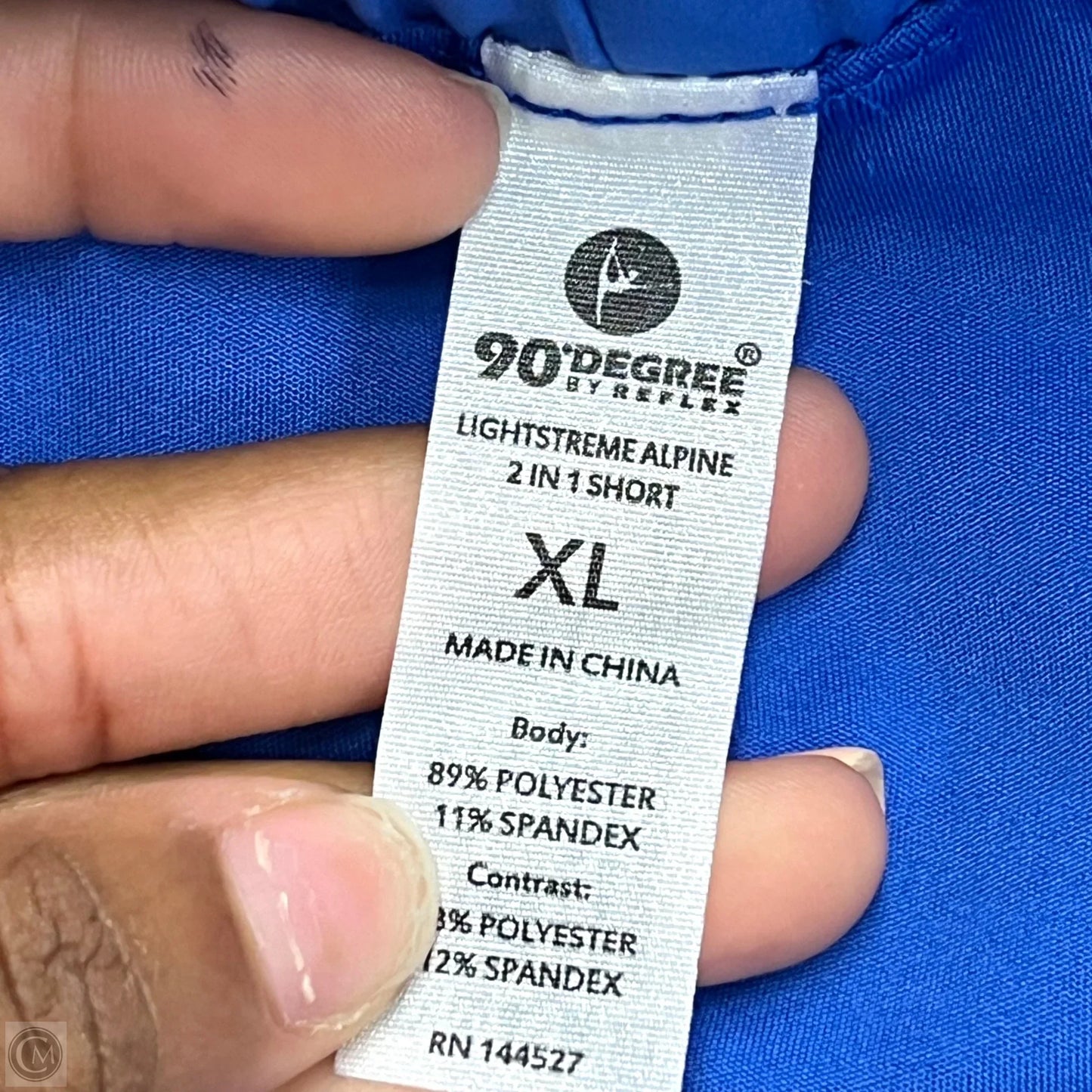 Athletic Shorts By 90 Degrees By Reflex In Blue, Size: 16