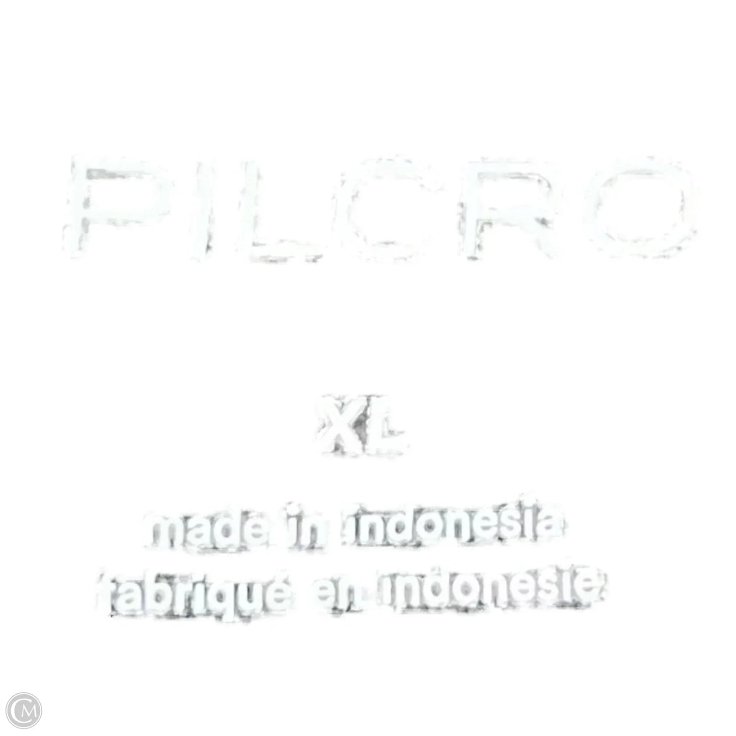 Top Short Sleeve By Pilcro In Black & Gold, Size: Xl