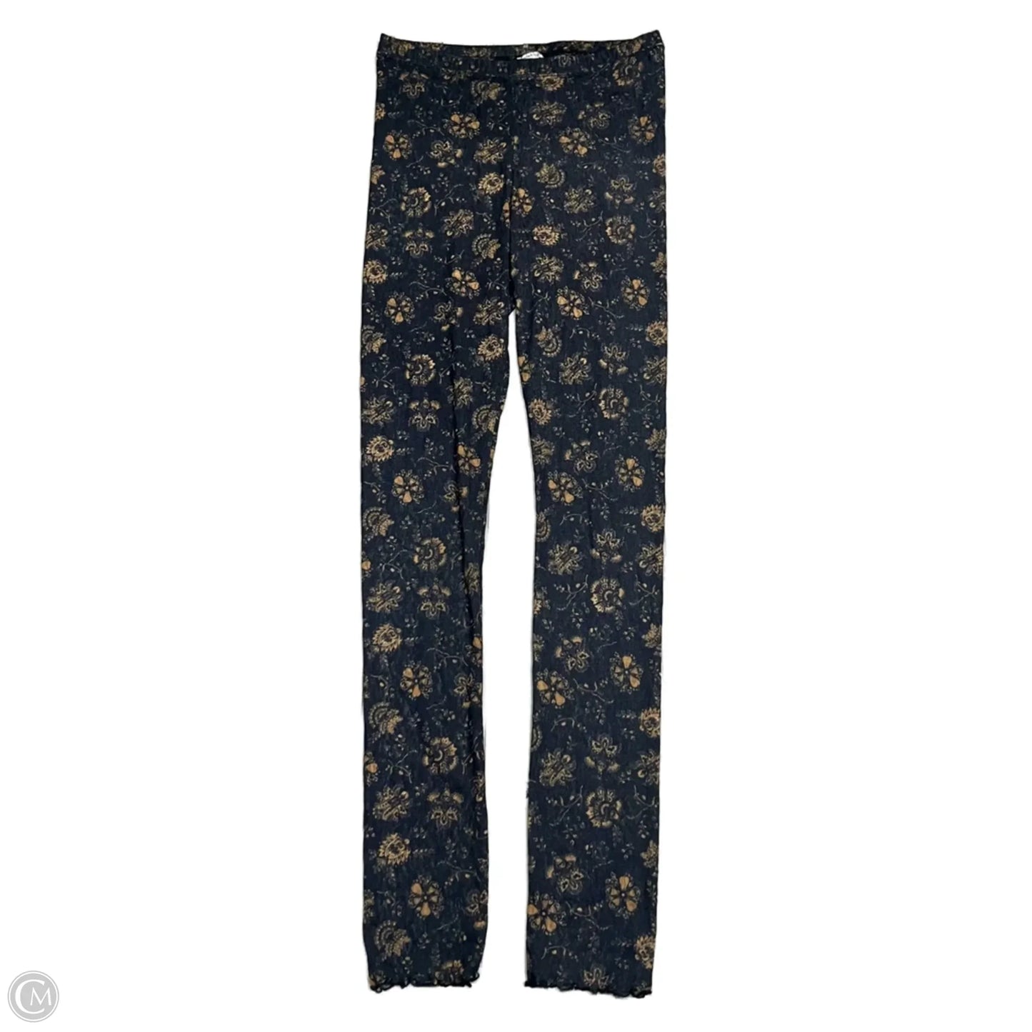 Pants Leggings By Free People In Black & Tan, Size: 12