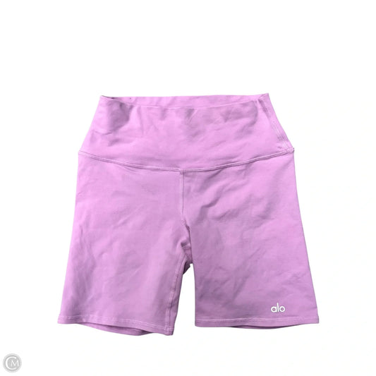 Athletic Shorts By Alo In Purple, Size: S
