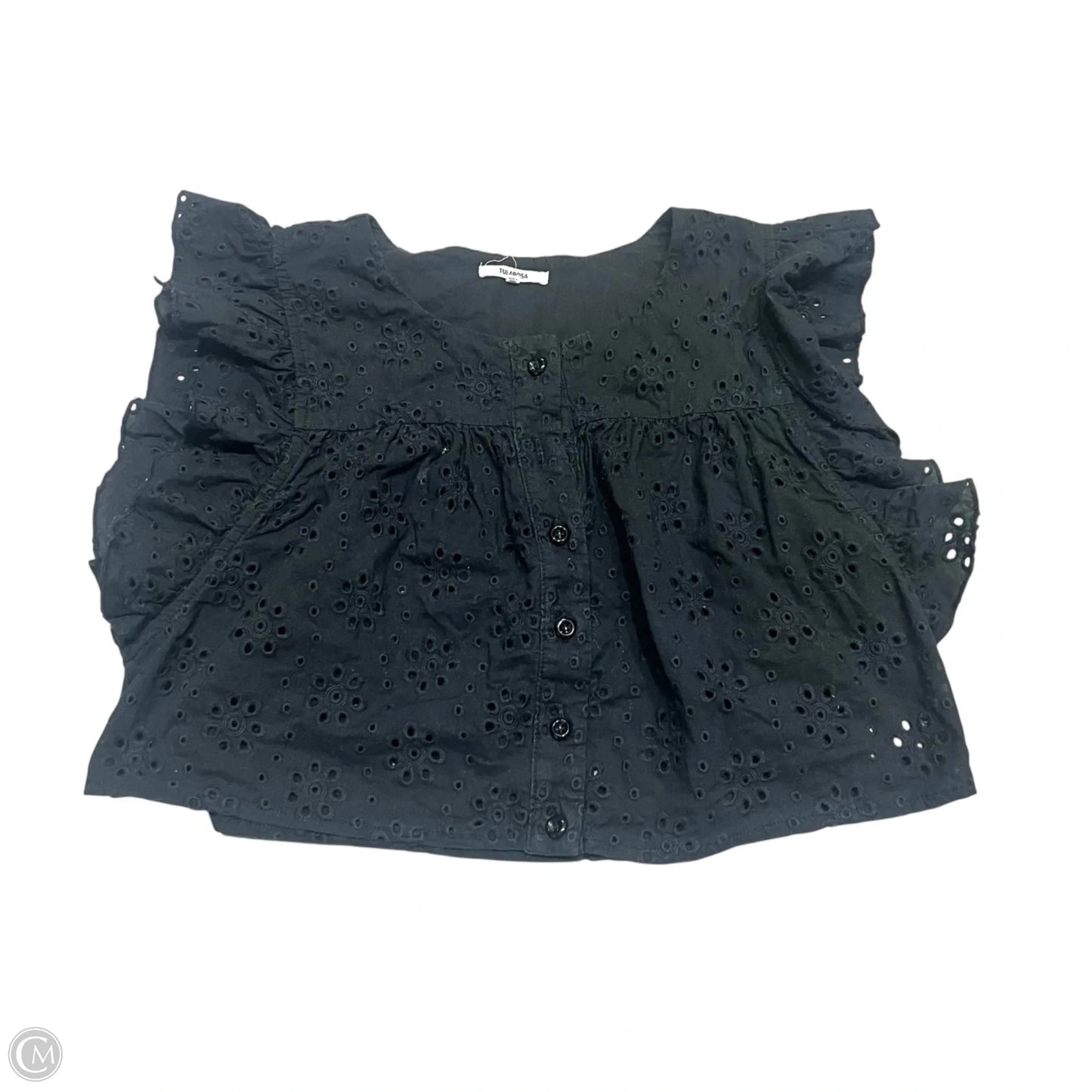 Top Sleeveless By Tularosa In Black, Size: S