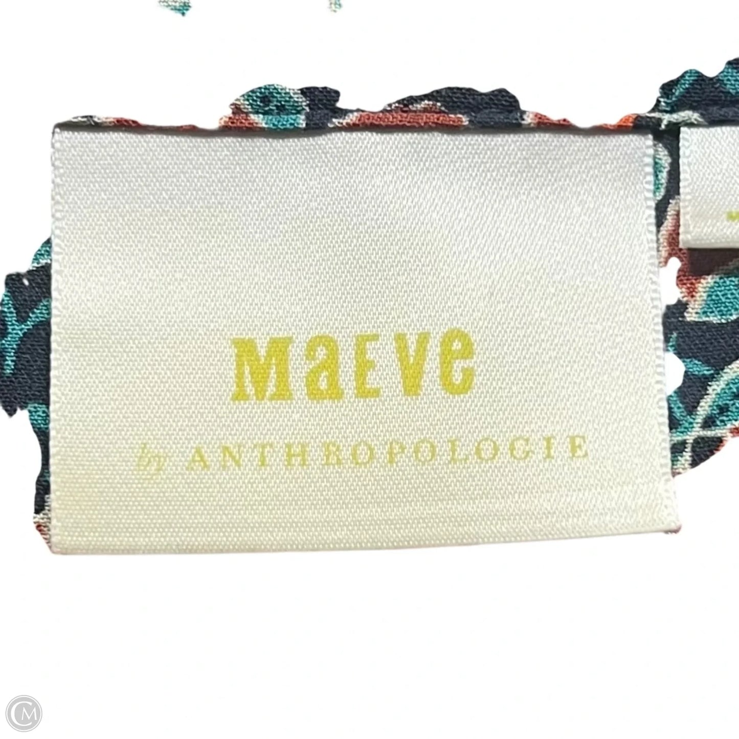 Top Long Sleeve By Maeve In Blue & Orange, Size: S