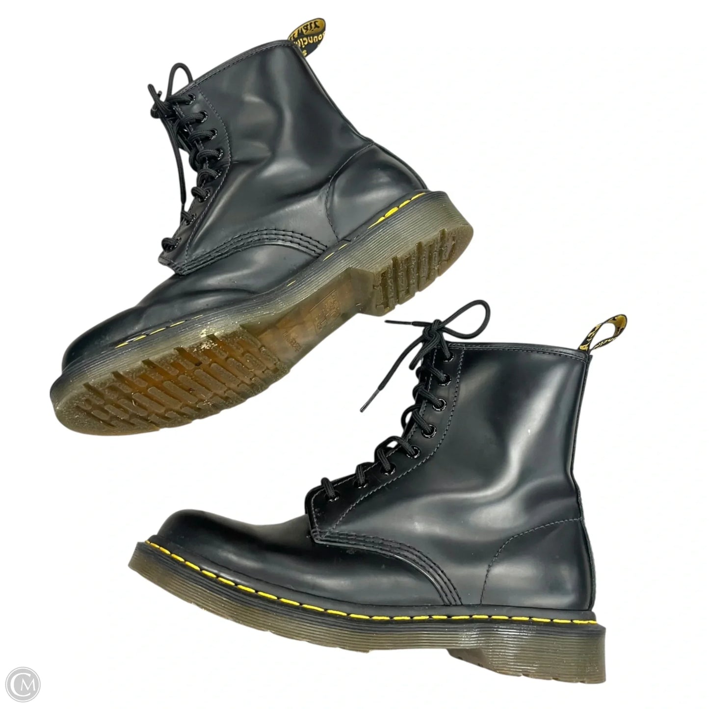 Boots Combat By Dr Martens In Black, Size: 8
