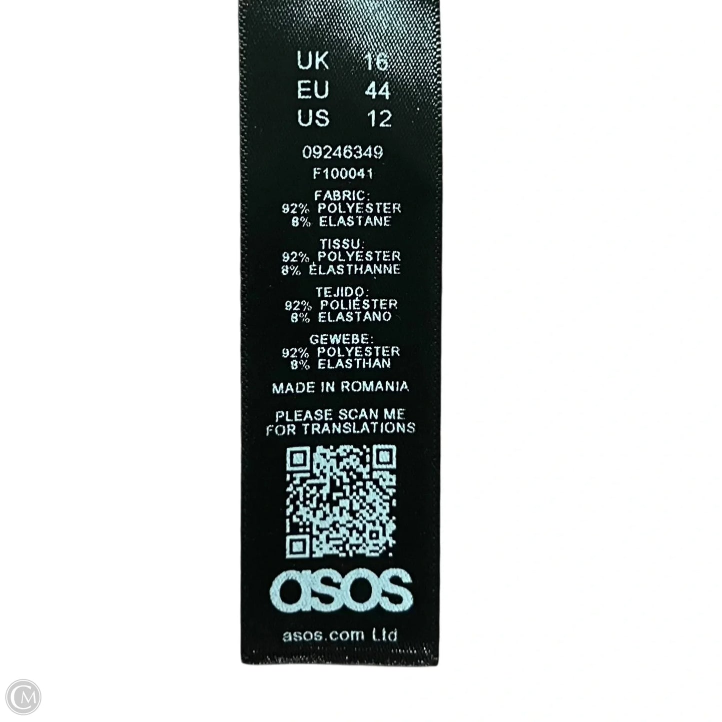 Dress Party Long By Asos In Brown, Size: L