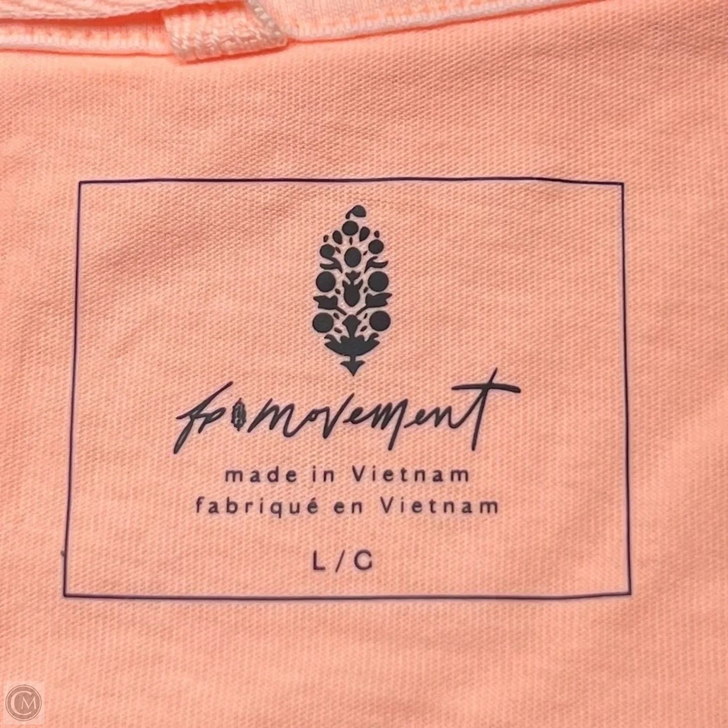Athletic Tank Top By Free People In Orange, Size: L