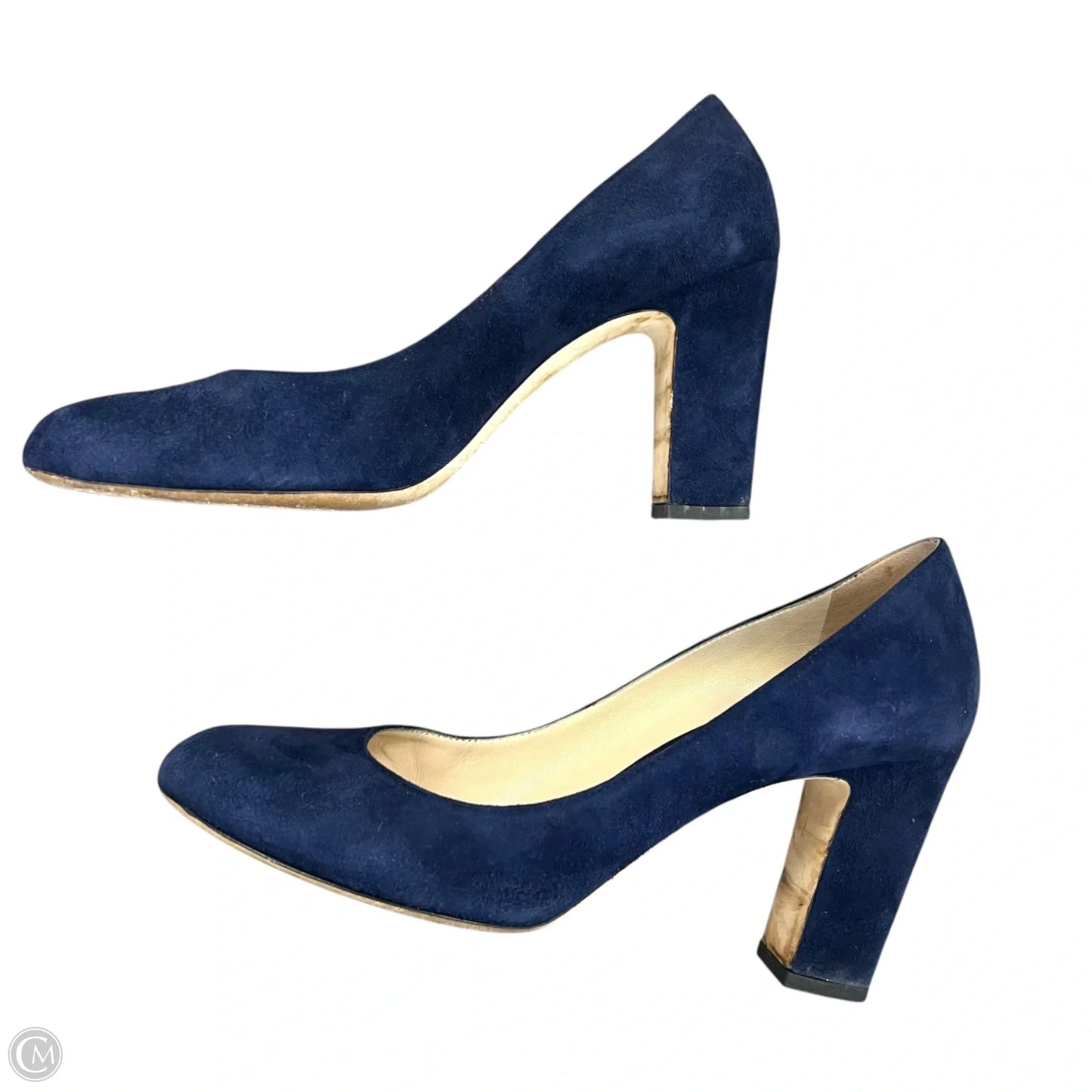Shoes Luxury Designer By Jimmy Choo In Navy, Size: 9.5