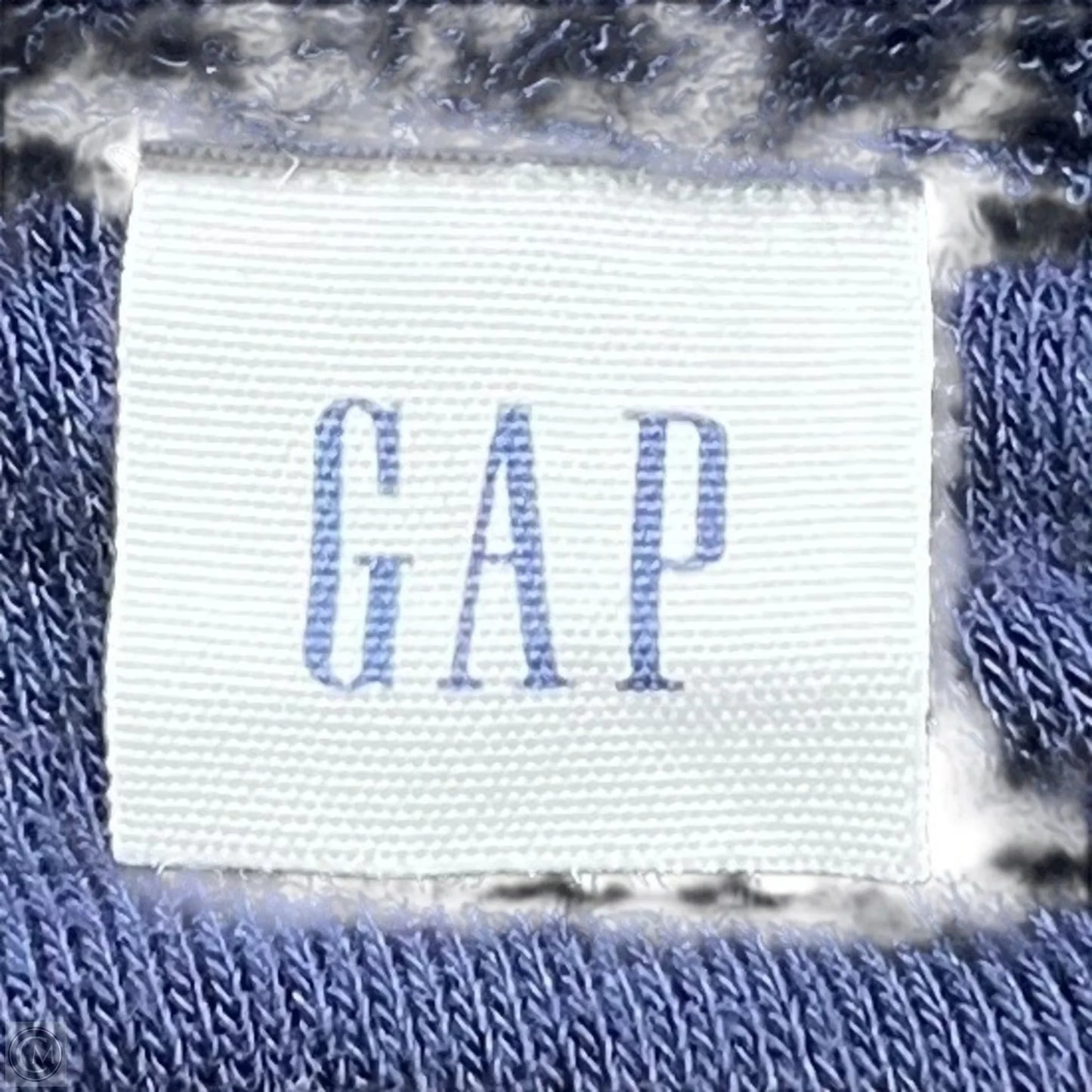 Top Short Sleeve By Gap In Navy, Size: L