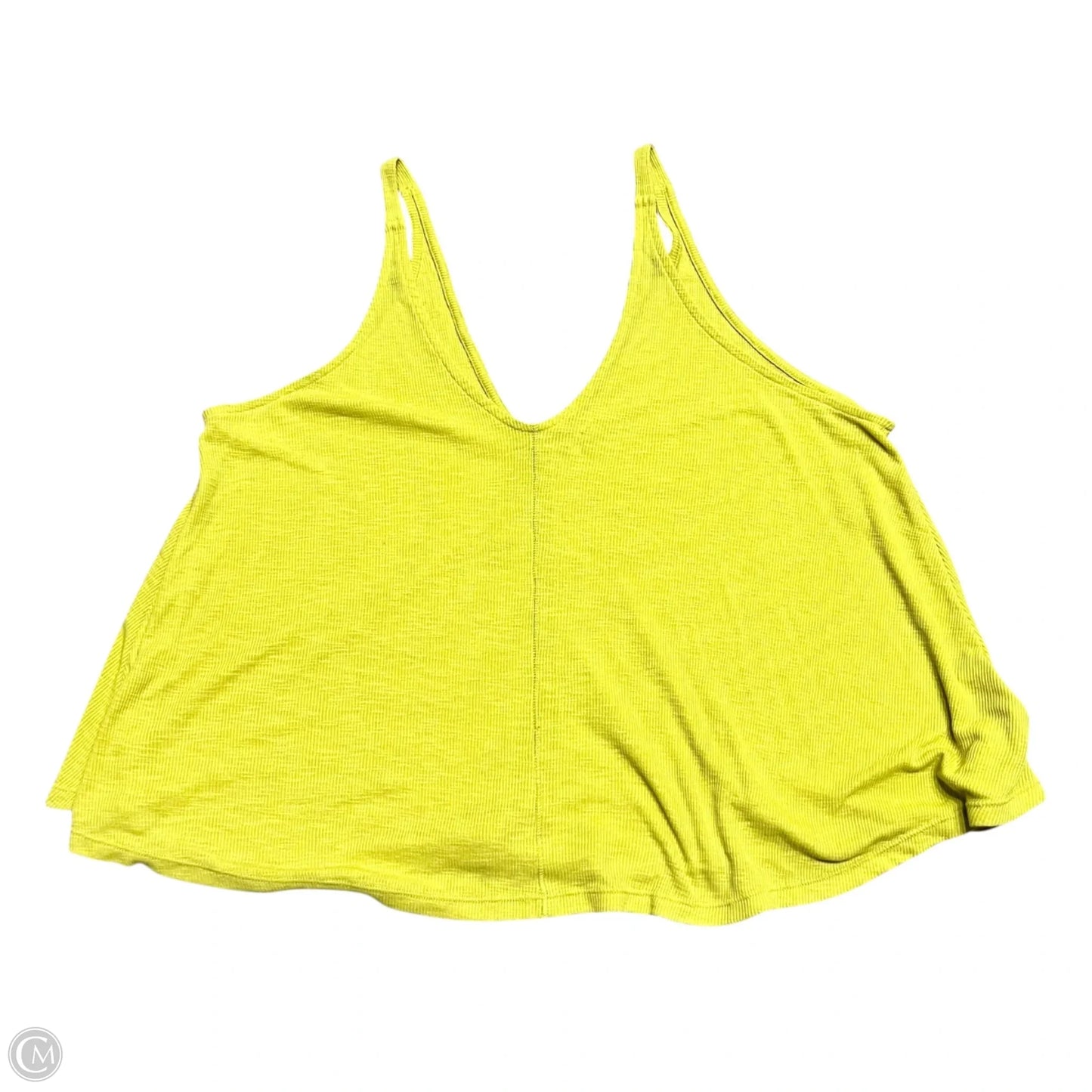 Tank Top By Free People In Chartreuse, Size: M