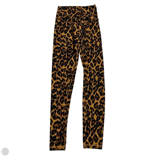 Athletic Leggings By Aerie In Leopard Print, Size: 4