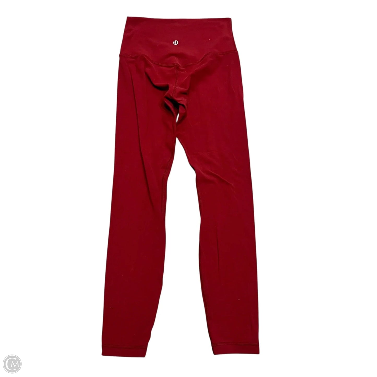 Athletic Leggings By Lululemon In Red, Size: 4