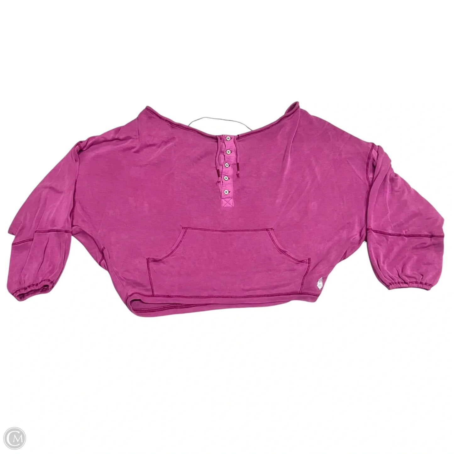Athletic Sweatshirt Crewneck By Free People In Purple, Size: S