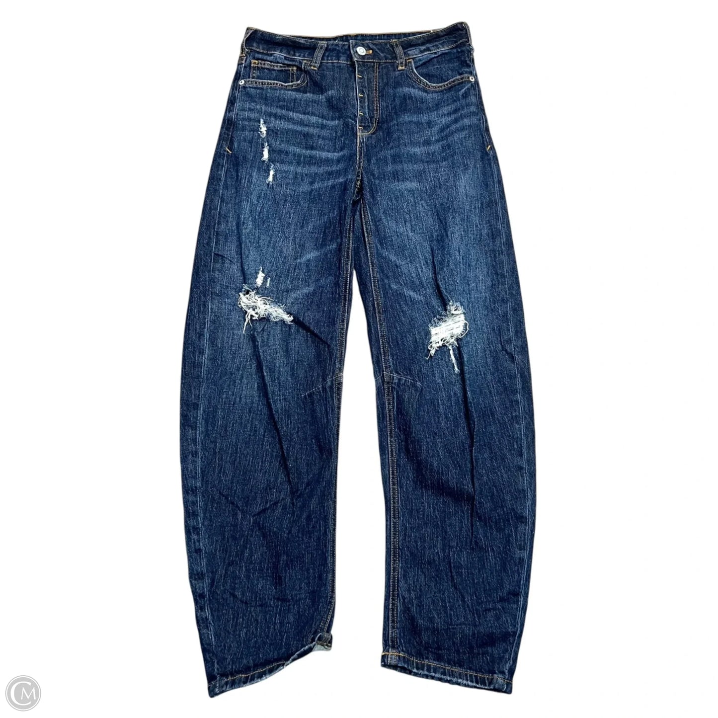 Jeans Wide Leg By Pilcro In Blue Denim, Size: 2