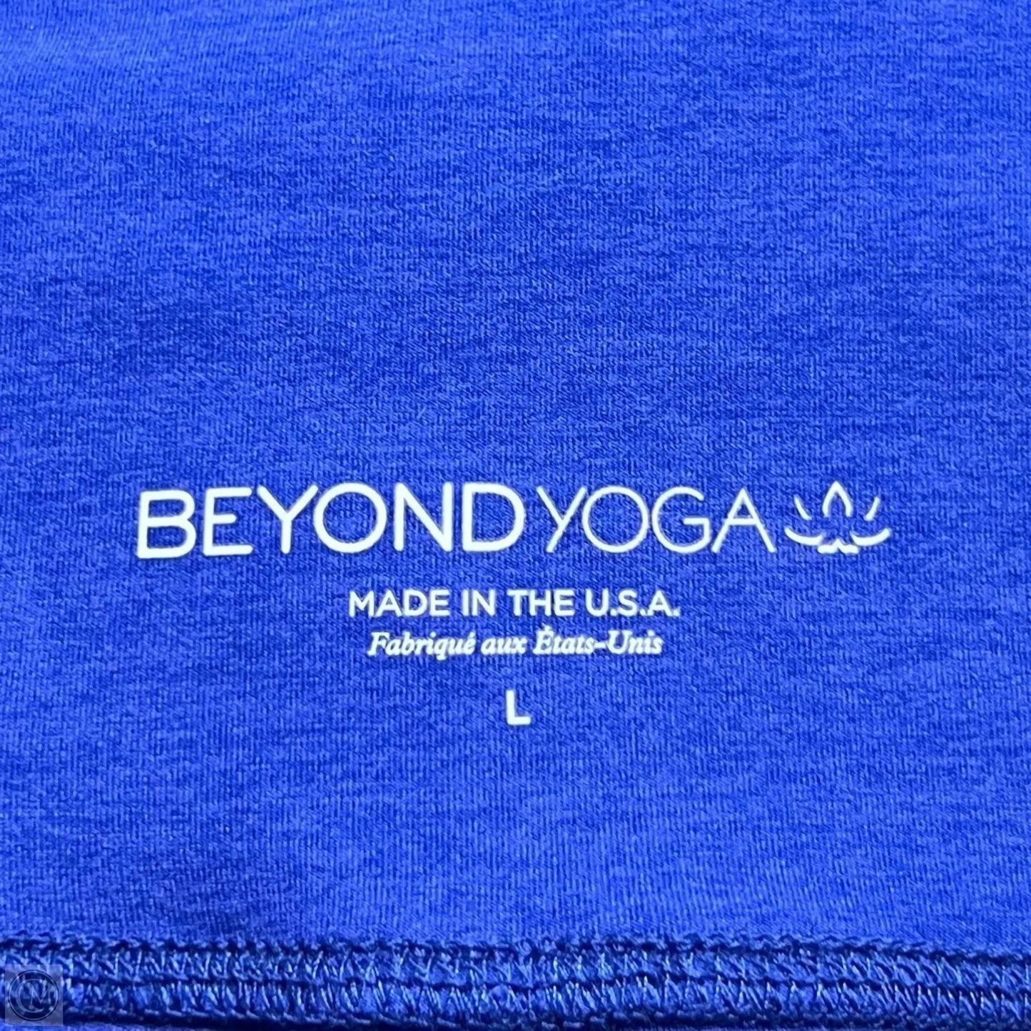 Athletic Leggings By Beyond Yoga In Blue, Size: 12