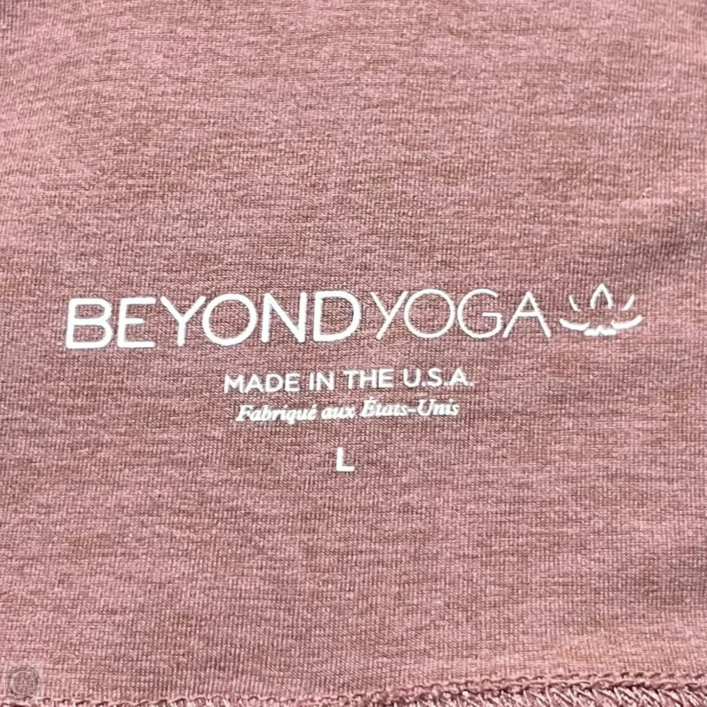 Athletic Leggings By Beyond Yoga In Brown, Size: 12