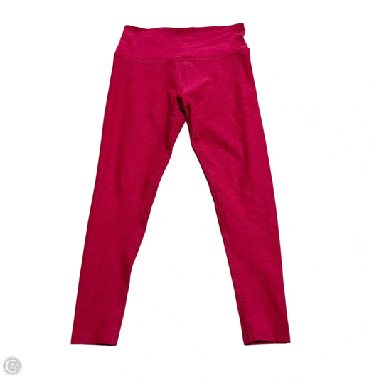 Athletic Leggings By Beyond Yoga In Pink, Size: 12
