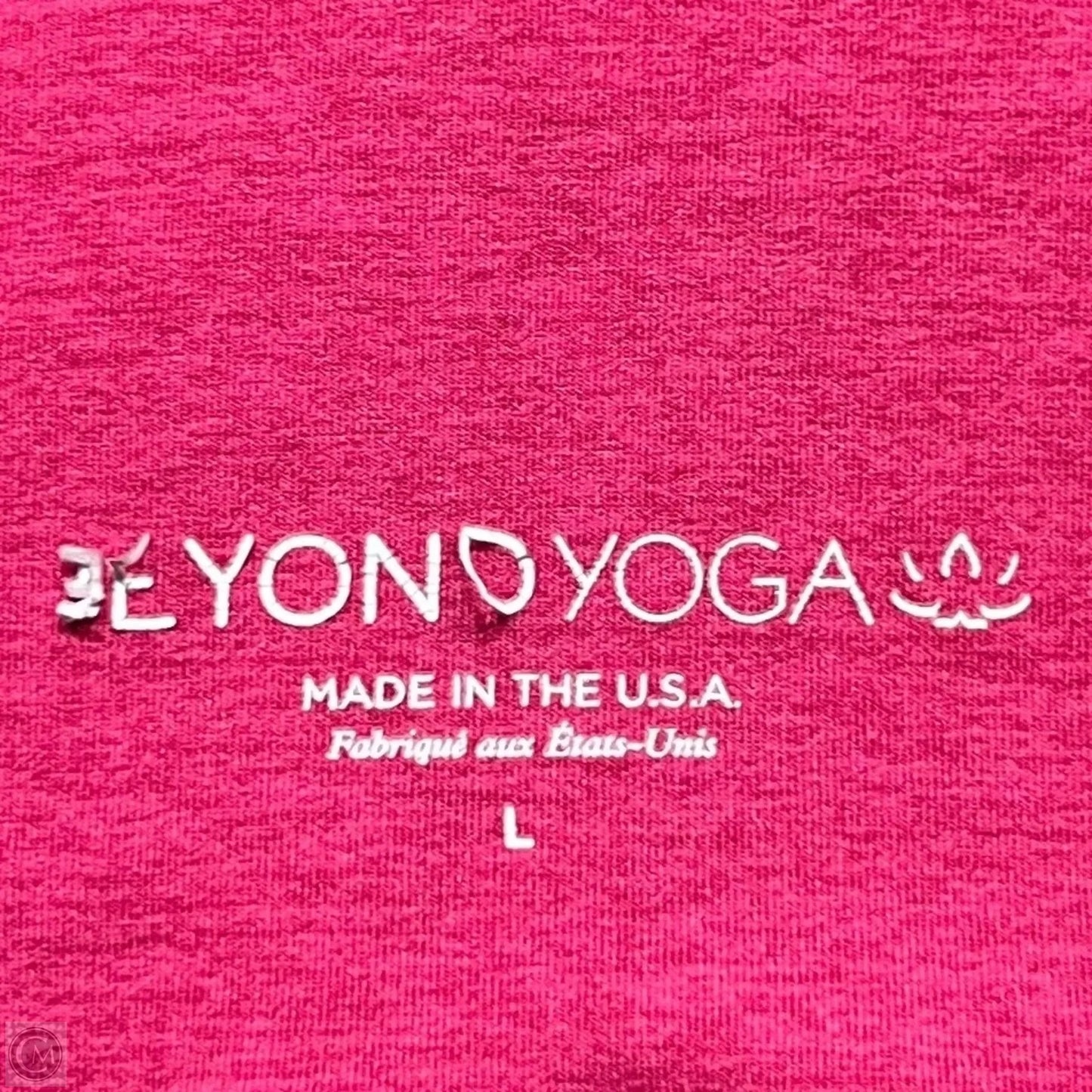 Athletic Leggings By Beyond Yoga In Pink, Size: 12