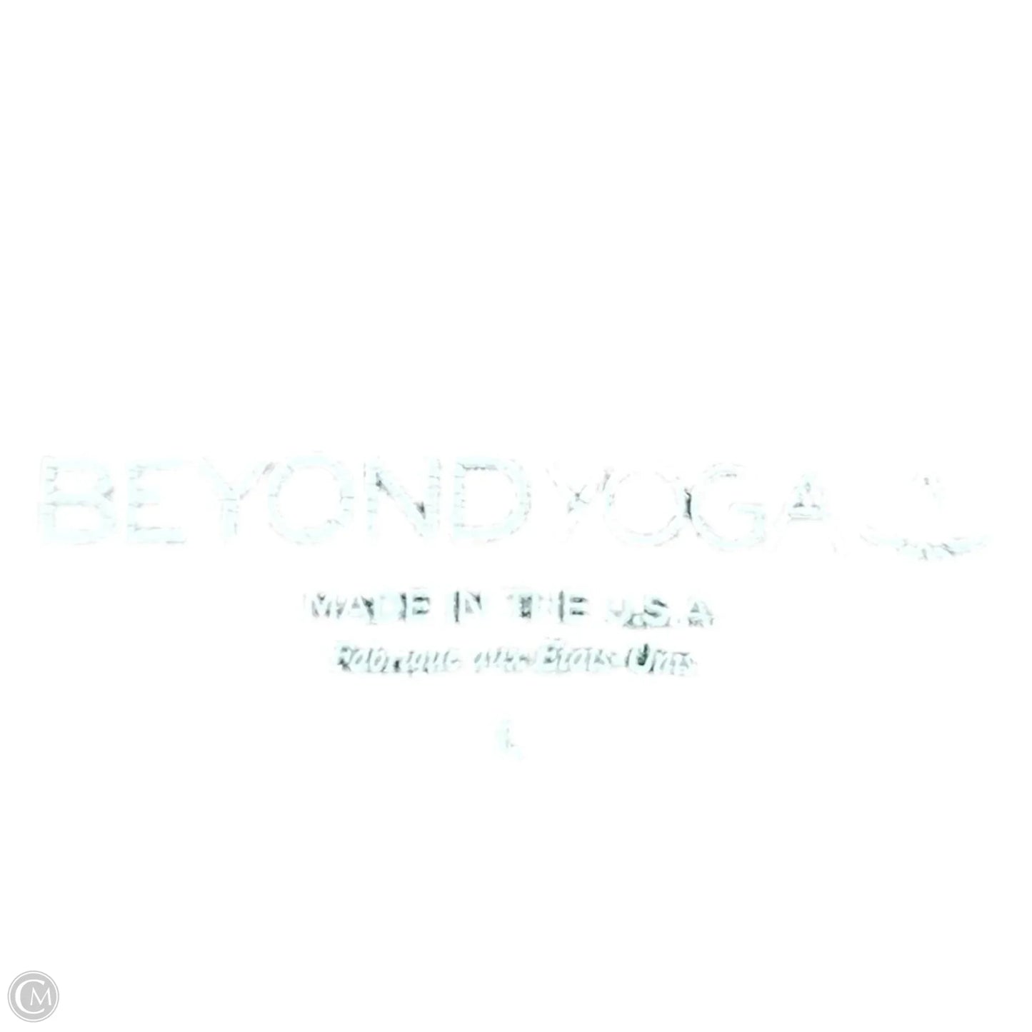 Athletic Leggings By Beyond Yoga In Green, Size: 12