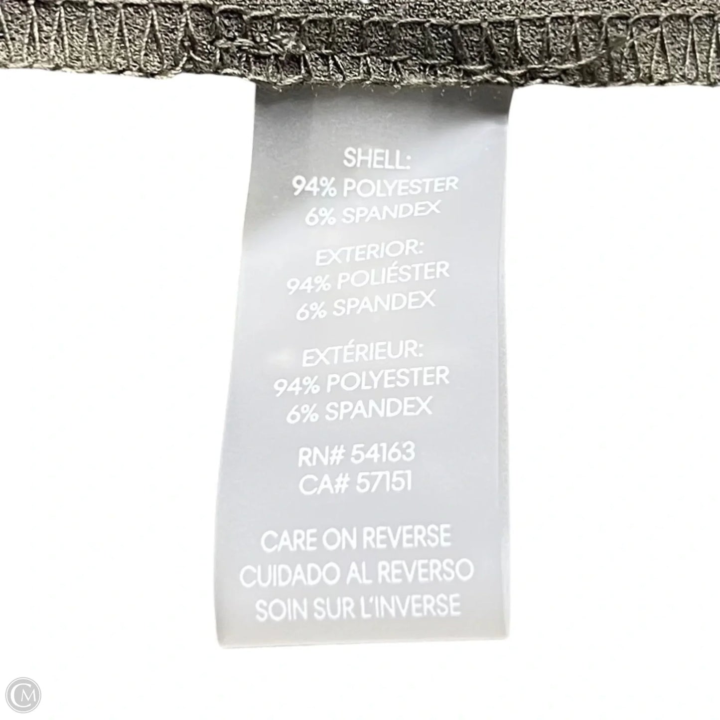 Dress Work By Calvin Klein In Green, Size: L