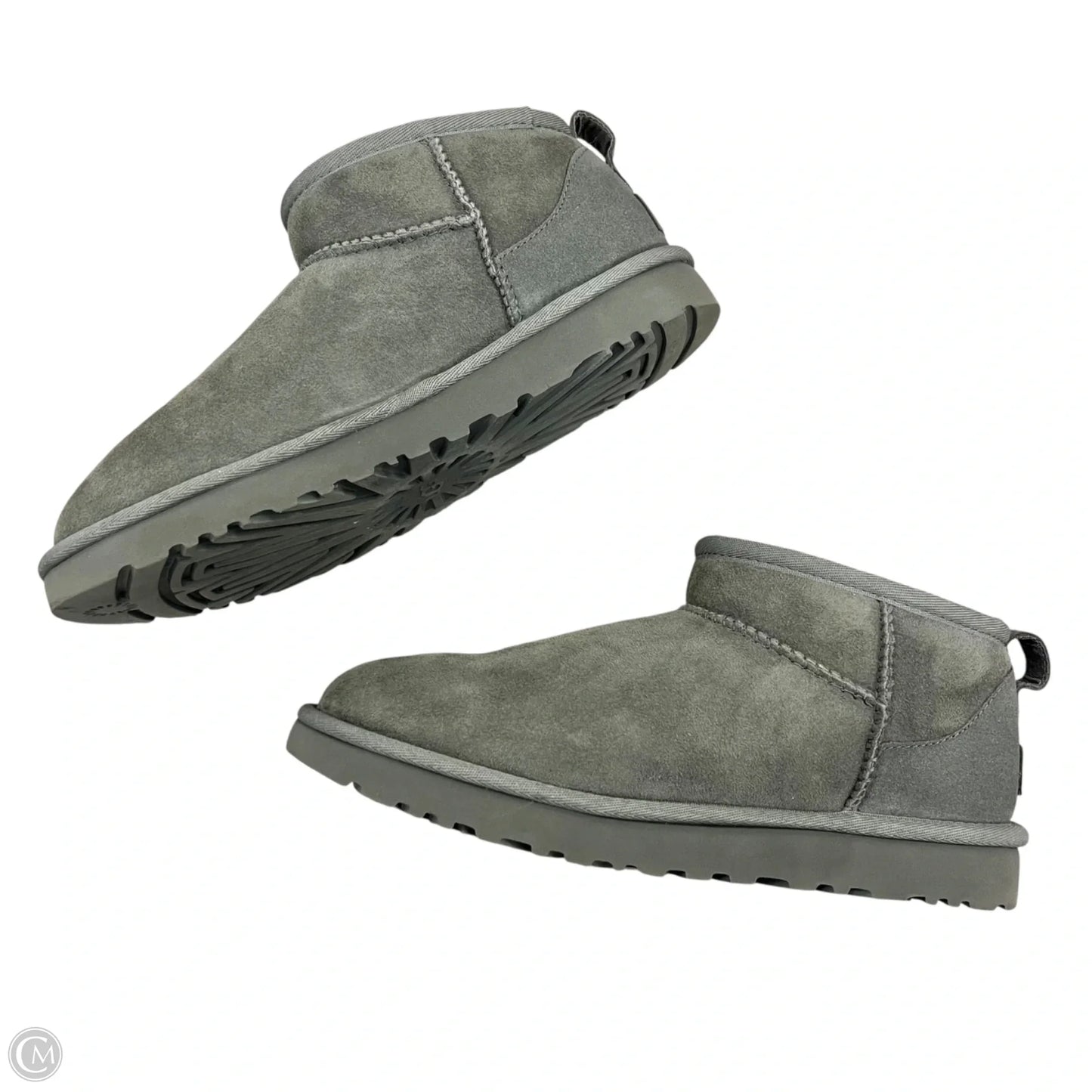 Boots Designer By Ugg In Grey, Size: 8