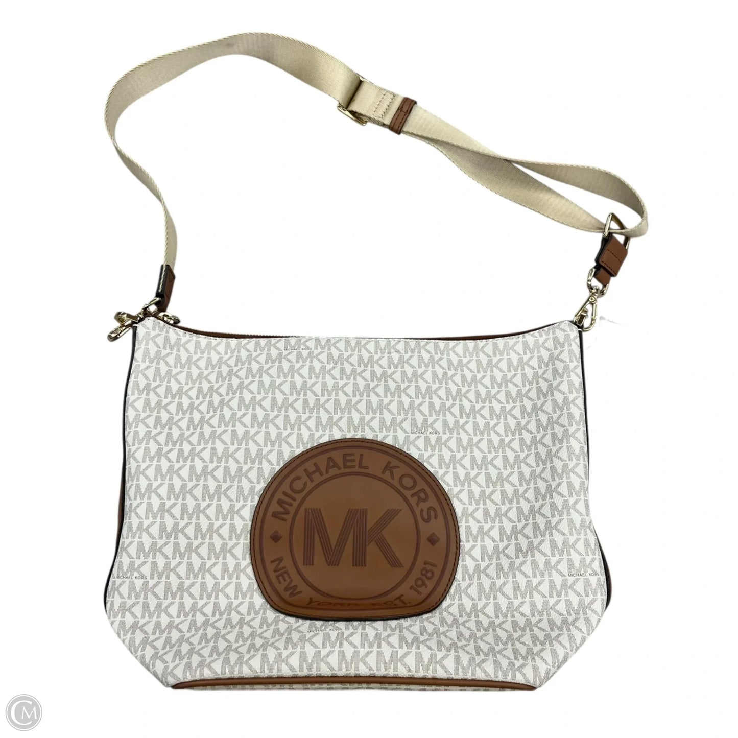 Crossbody Designer By Michael Kors, Size: Medium