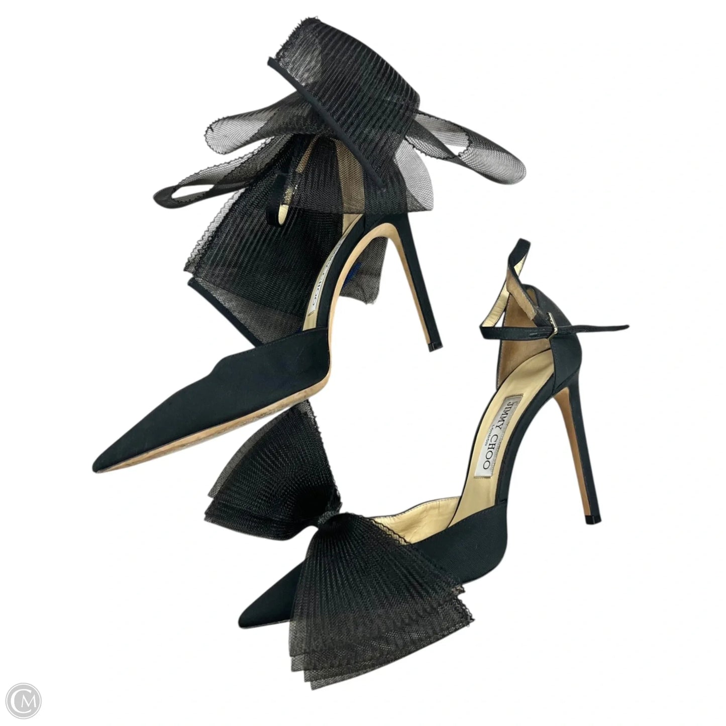 Shoes Luxury Designer By Jimmy Choo In Black, Size: 9