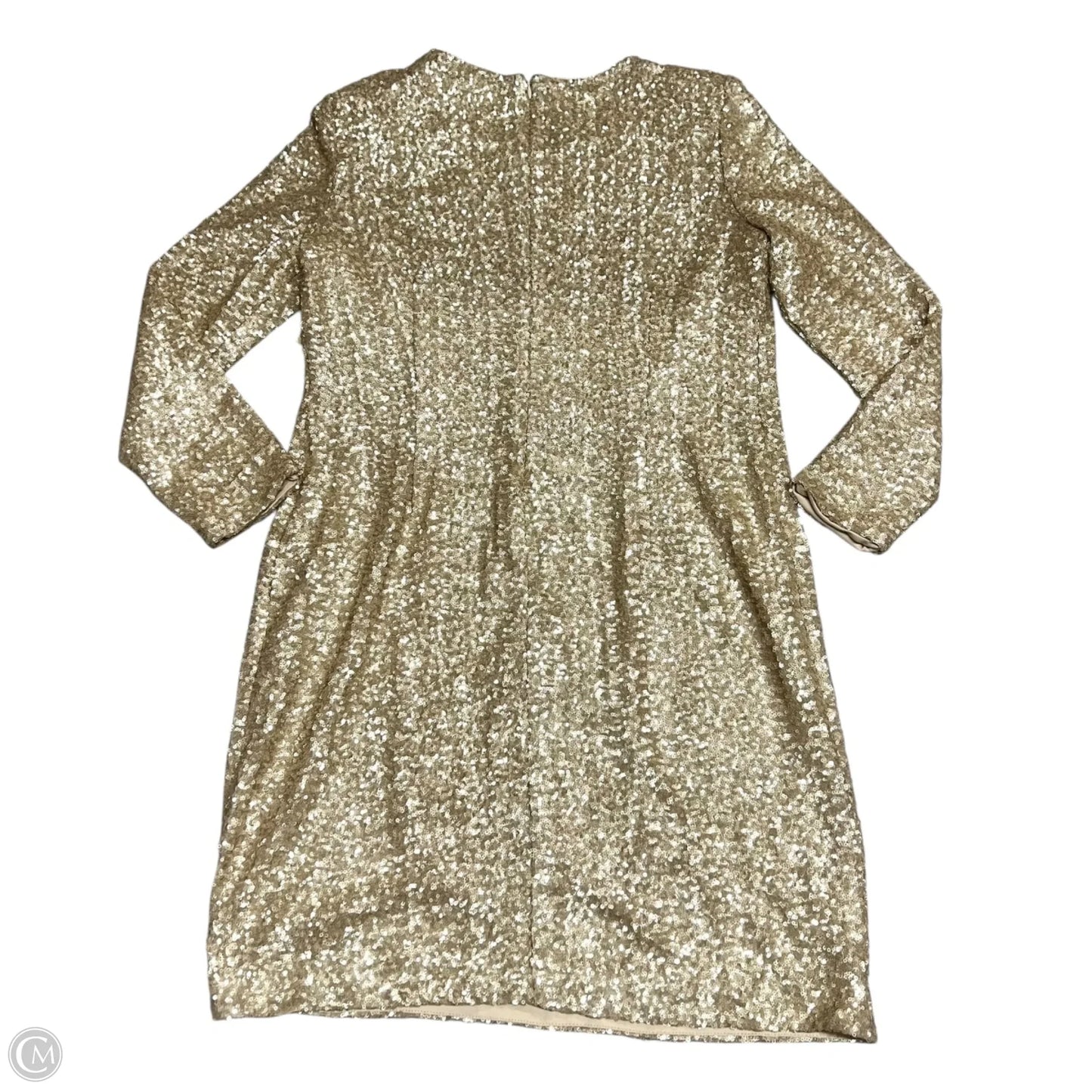Dress Party Midi By Coldwater Creek In Gold, Size: L