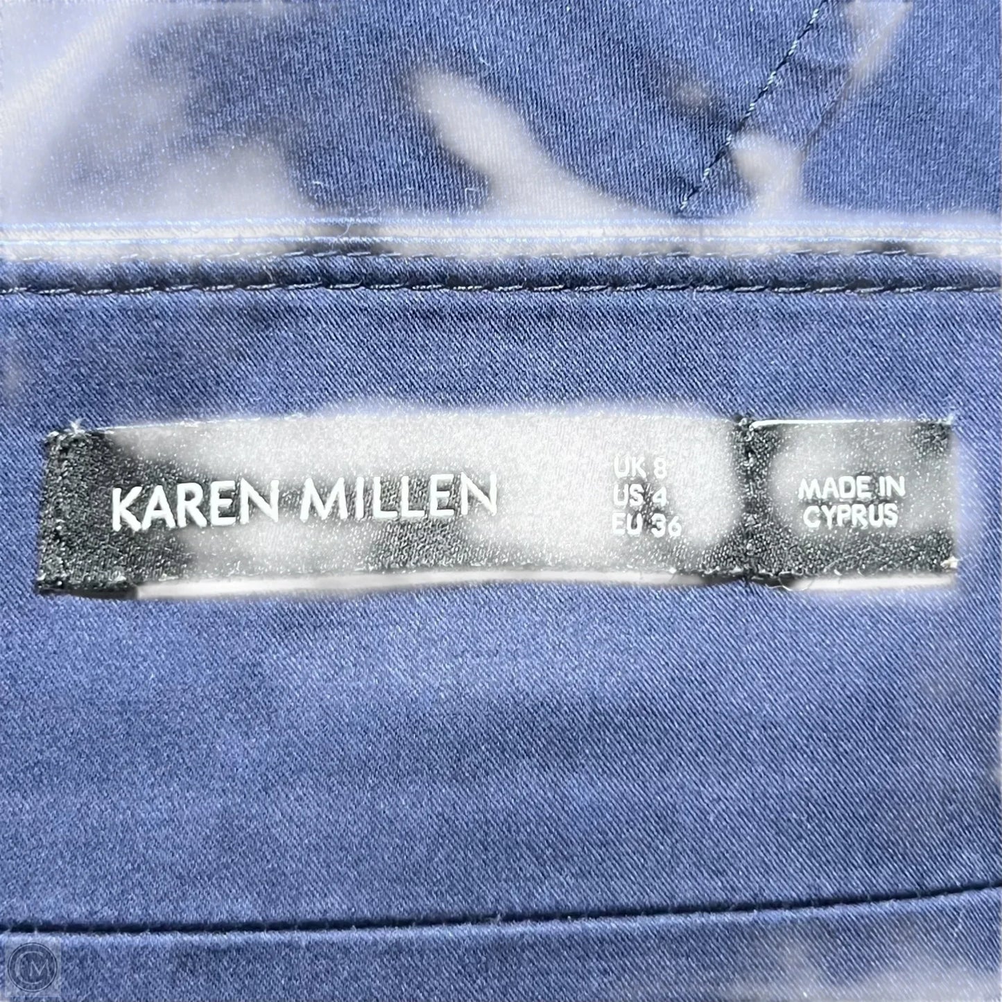 Skirt Midi By Karen Millen In Navy, Size: 4