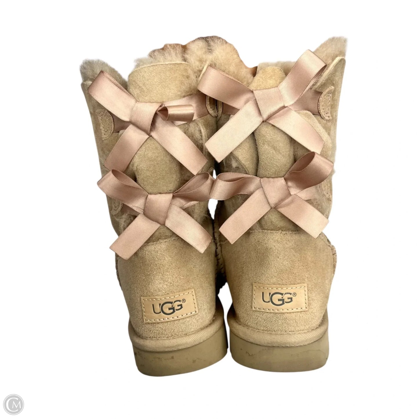 Boots Designer By Ugg In Beige, Size: 8