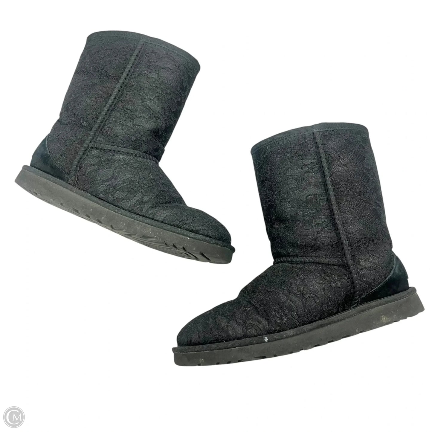 Boots Designer By Ugg In Black, Size: 8