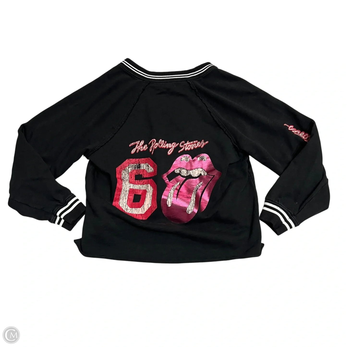 Sweatshirt Crewneck By Pilcro In Black & Red, Size: Xs