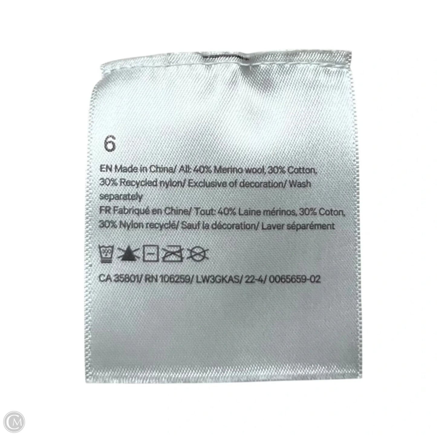 Sweater By Lululemon In Cream, Size: S