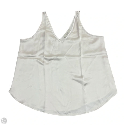 Top Sleeveless By Loft In Cream, Size: M